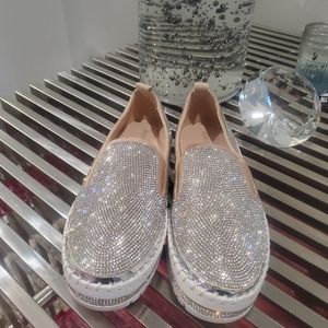 Azalea Wang Judy Silver sneakers